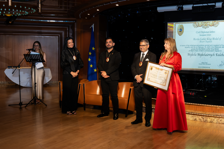 Image of the Martin Luther King Award by Jethro International Civil Humanitarian Diplomacy