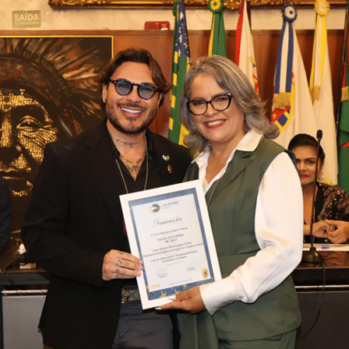 Image of Túlio Vitty Civil Diplomat and Expansion Director of Jethro International with Elisangela Dias International Director of Jethro Civil Diplomacy Org